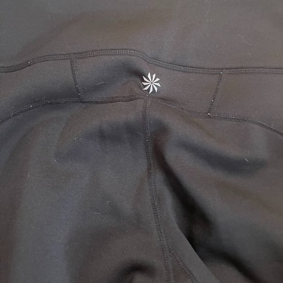 Like New! Athleta Kick Booty Stretch Tech Fleece Yoga Pants, Black - XS - Picture 5 of 13